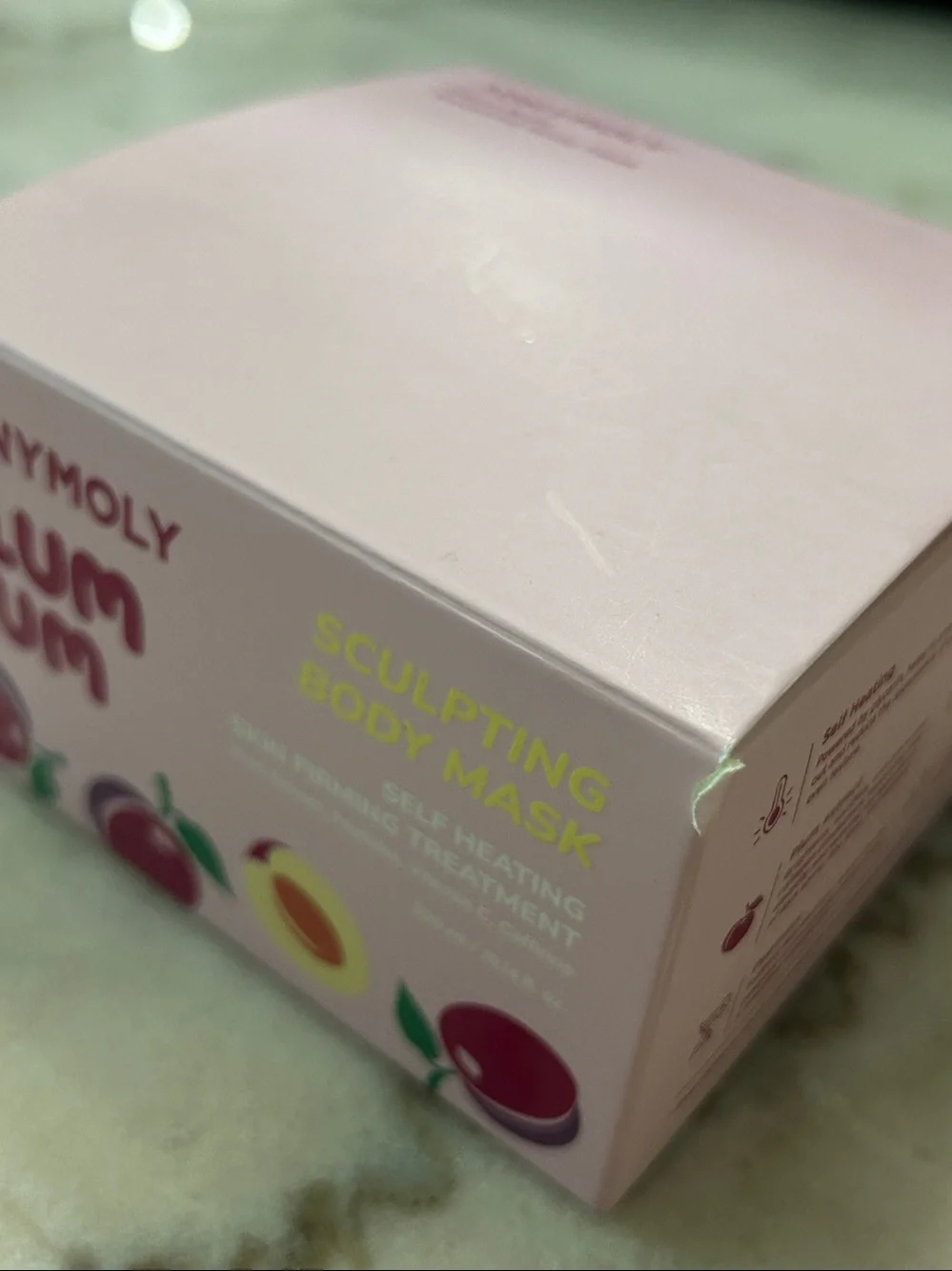 TONYMOLY Plum Bum Sculpting Body Mask Self-heating skin firming treatment-NEW